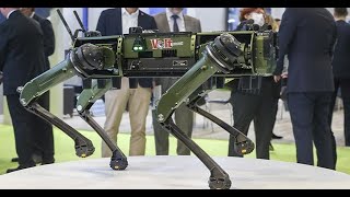 Robot Köpek Türki̇yede Saha Expoda Tanitildi - Ghost Robotics Vision 60