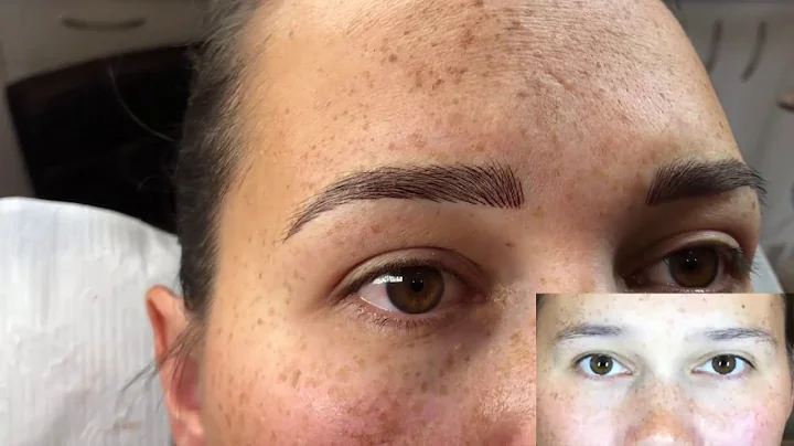 Feather Stroke Brows Straight After Tattooing - Me...