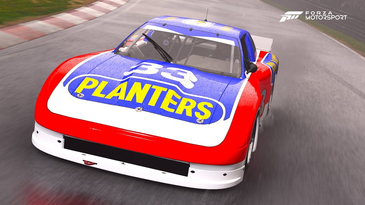 1988 Nissan #33 300ZX around the Nurburgring with wet lap Forza