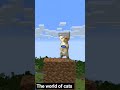 A cat's life in Minecraft