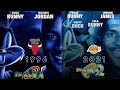 Space Jam 1 y 2 Opening Scene Comparation