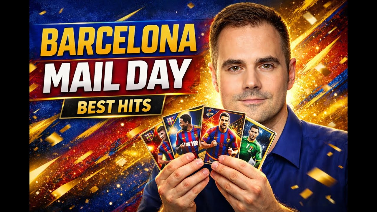 Barcelona Mail Day: Topps Team Set + DAKA One&Two best hits! / Karty breaków Barcelony - mega trafy!