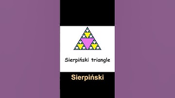Sierpiński Triangle - Fascinating Fractal