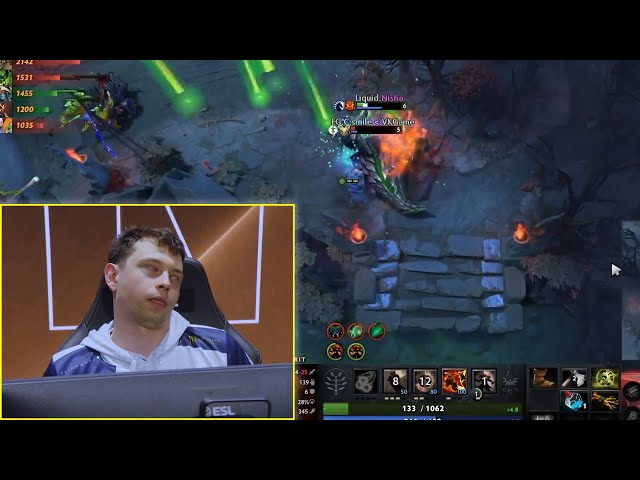 Puppey & Yapzor leak how Nisha comms when someone ganks him and he's tilted class=