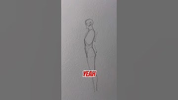 How to draw body from Side view || Jmarron