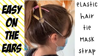 DIY Ear Guard TUTORIAL Mask Strap by Meredith Idleman 4,671 views 4 years ago 2 minutes, 5 seconds