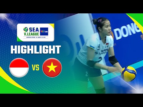 Highlight SEA VLeague 2023 Indonesia VS Vietnam 1 - 3 | Moji