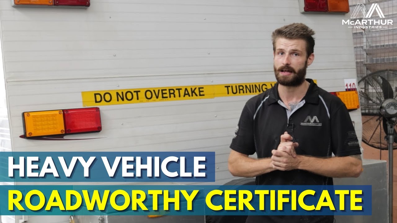 Coromal Heavy Vehicle Roadworthy Certificate YouTube