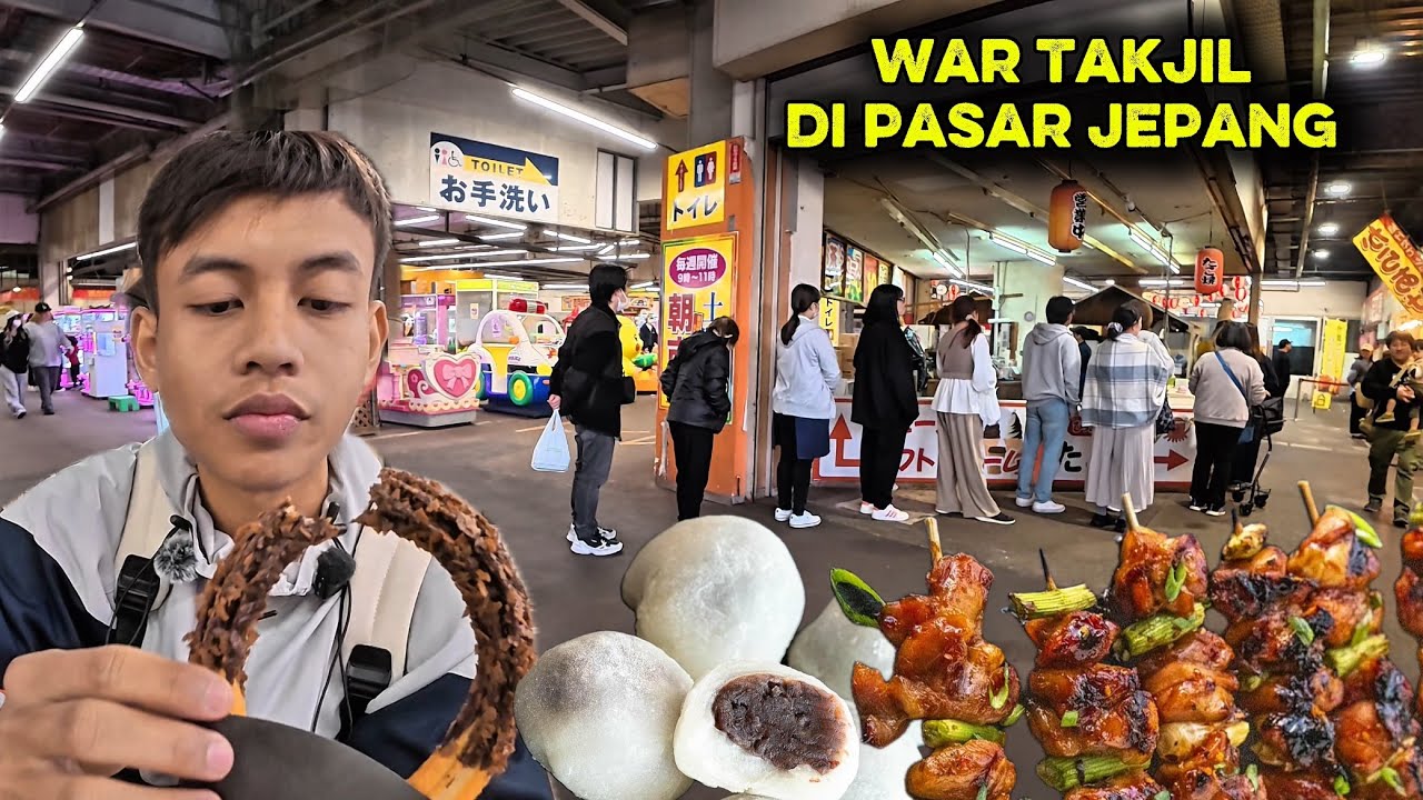 BELI TAKJIL STREETFOOD PASAR JEPANG!! BIKIN NGILER PAS PUASA!!