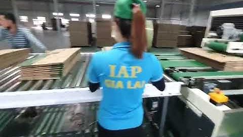 1224 folder glue machine inline with pe strapping machine