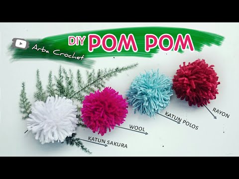 Video: Cara Merajut Topi Dengan Pom Poms