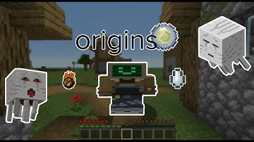 Custom Ghast Origin Datapack (Origins Mod) - Minecraft Java Edition [Flight and Fireball Showcase]