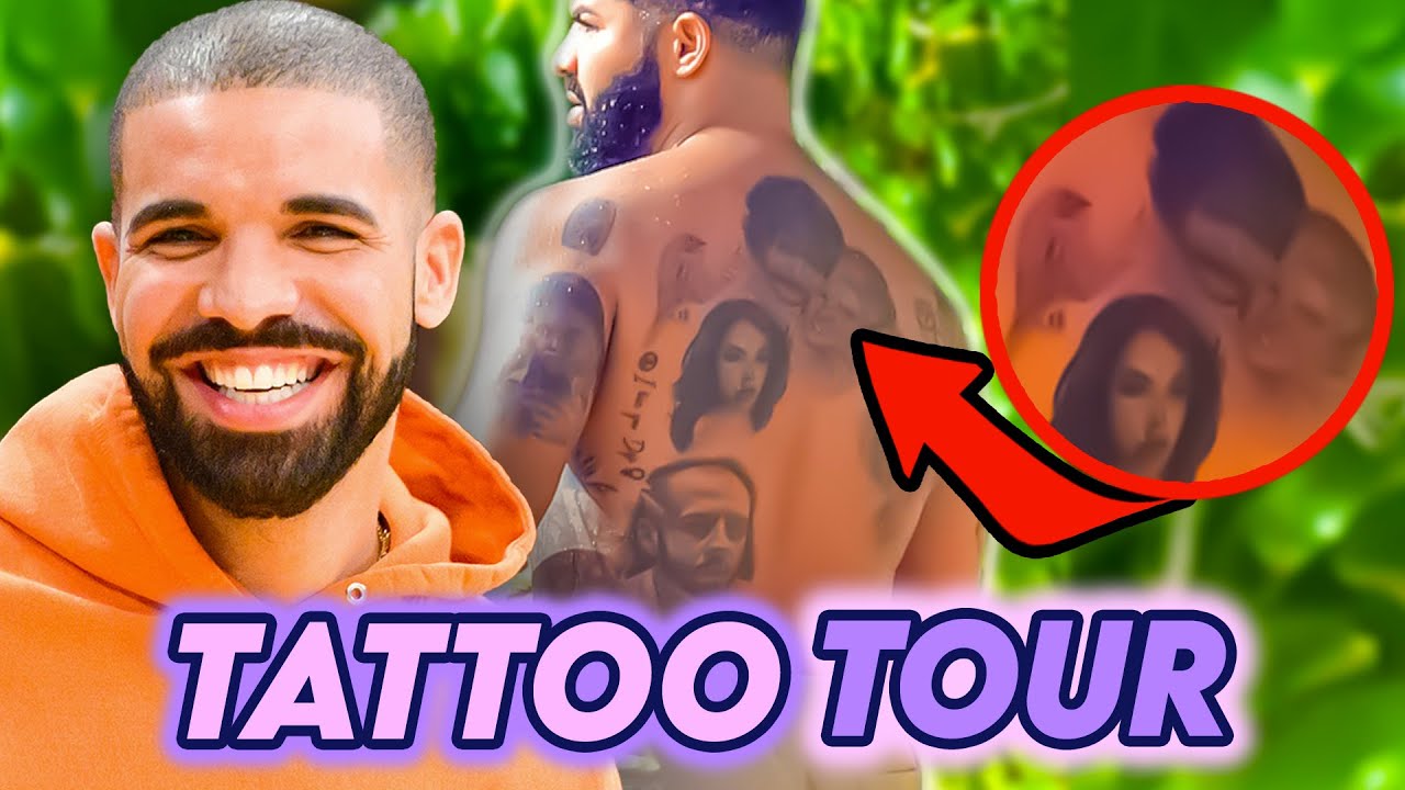 Whos That on Your Back Drake Finally Reveals Mysterious Portrait Back  Tattoo PopStarTats