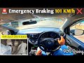 Emergency braking at 101 km/h | High speed मै कार कैसे रोके | Car driving training | Pov drive ASMR