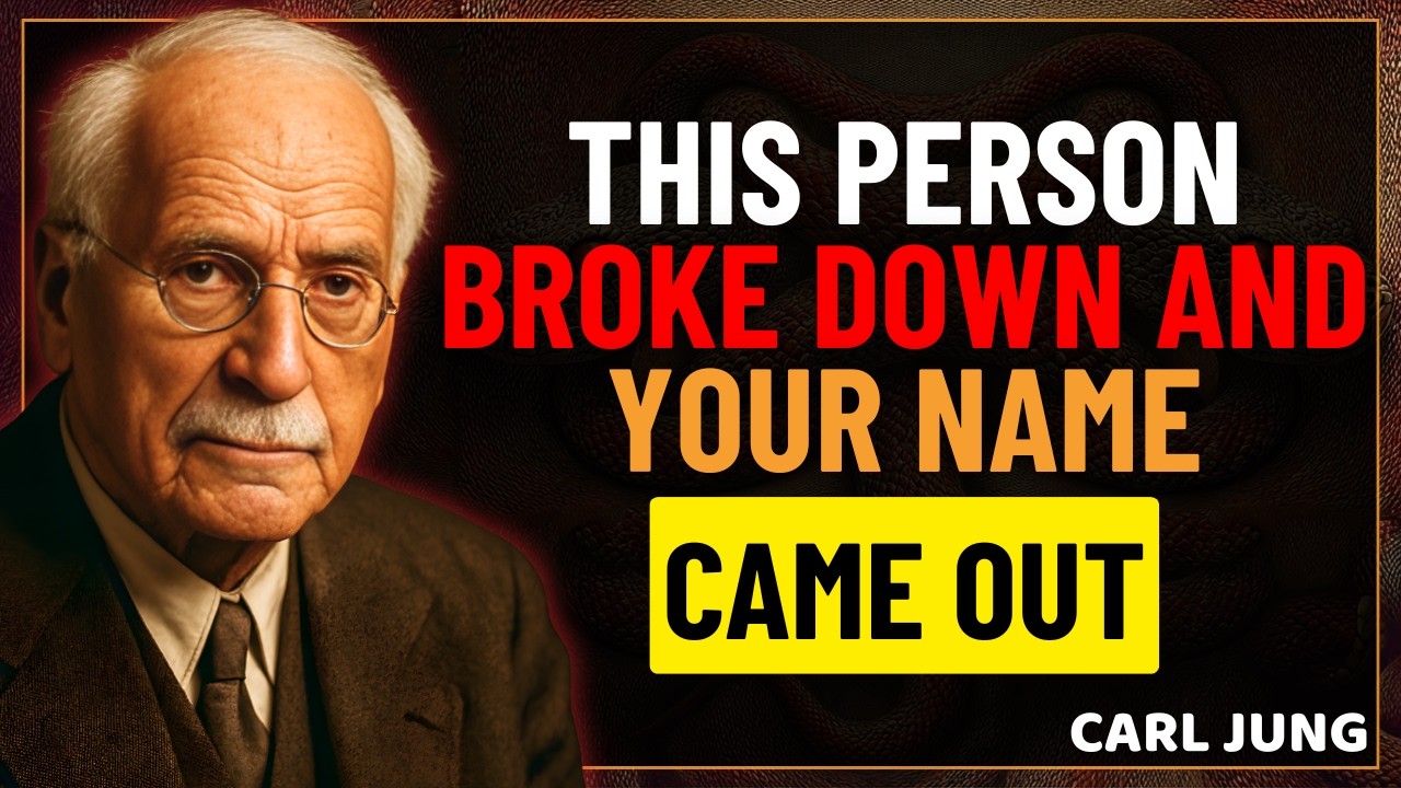 This Person Just Broke Down in Front of Someone and Your Name Came Out l CARL JUNG