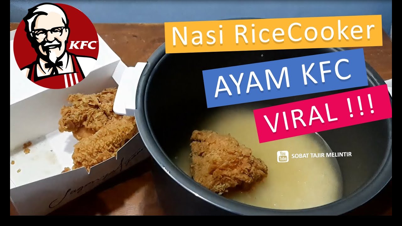 Masak Nasi Ayam Kfc Rice Cooker Yang Lagi Viral Dapur Seraras Youtube