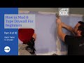 How to Mud & Tape (Part 4 of 10) - Apply Tapes to Drywall