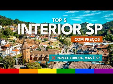 INTERIOR DE SÃO PAULO: 5 Lugares PERTO DE SP para Viajar - Bate-Volta, Fim de Semana e Feriados
