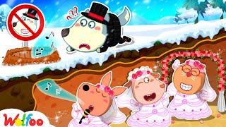 Go Away, We Don't Like You! Lonely Wolfoo  Bride and Groom Funny Kids Cartoon | Wolfoo Channel
