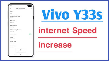 Vivo Y33s internet Speed increase
