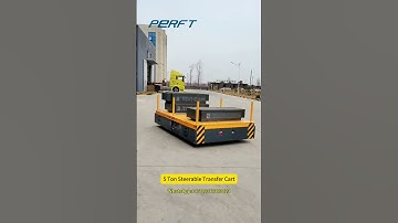 5T Steerable Transfer Trolley #automobile #manufacturing#electricvehicle