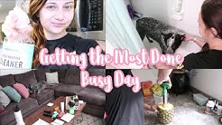 GETTING THE MOST DONE! CLEANING MOTIVATION AND RANDOM CHORES