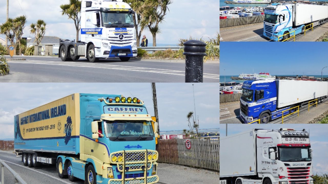 Trucks of Rosslare Harbour may 1st