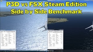 P3D / FSX Steam Edition *Side by Side VAS Stress Test* screenshot 1