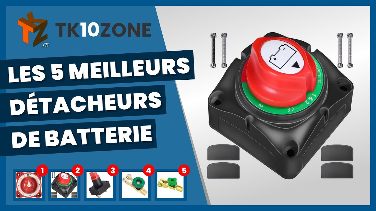 ARTSEWPLY Interrupteur De Déconnexion De Batterie 32V – 150A Continu, 500A Pointe – Pour Bateau, Camping-Car, UTV, Camion – Coupe-Circuit Fiable