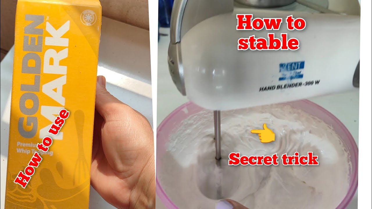 Whip cream का वो सेक्रेटरी जो हर chef  छुपाते है |perfect stiff pick 