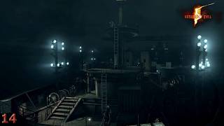 Resident Evil 5 Part 14: Infiltrating Wesker's cargo ship