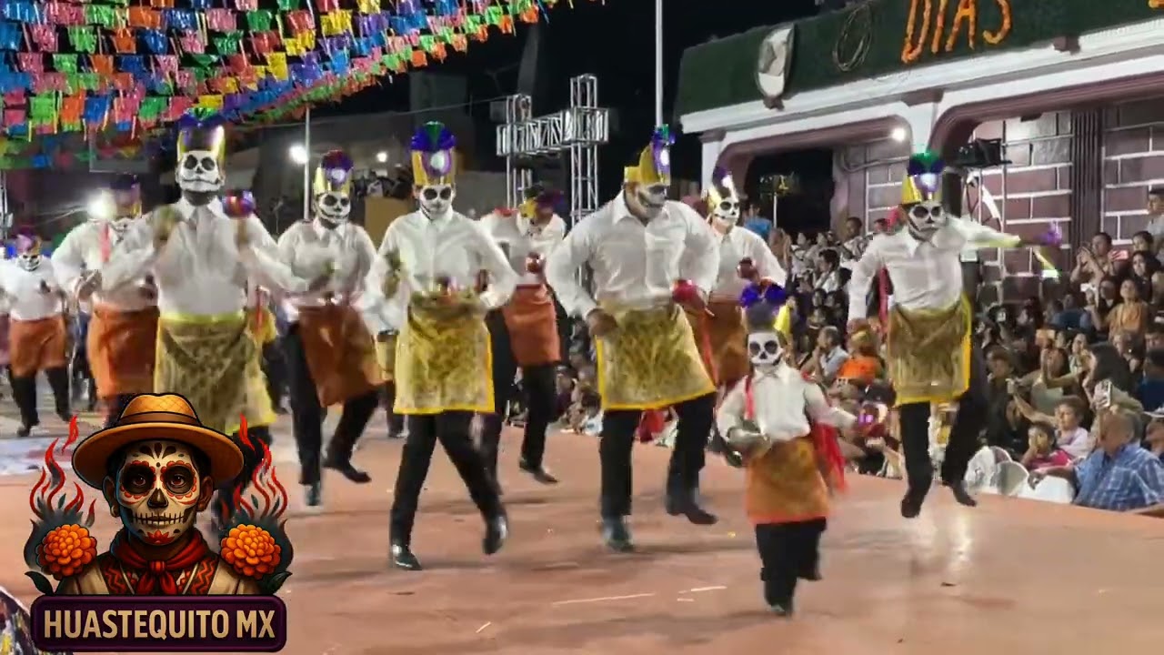 Los danzantes- Comparsa La Quinta Colón Xantolo 2024 en Tempoal Veracruz México 👹🎃☠️