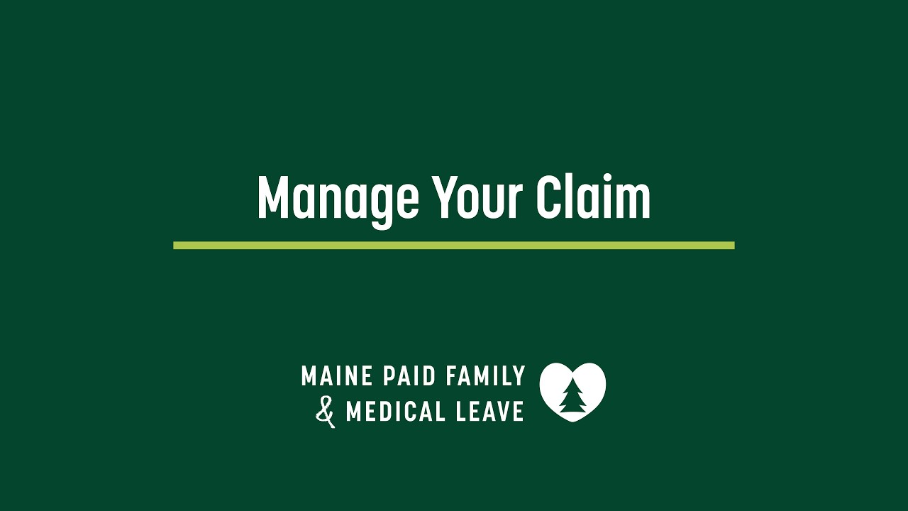 Pfml Form.pdf PFML - Manage Your Claim - YouTube