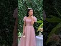 Charming A Line Pink Tulle Wedding Guest Cocktail Party Formal Dress
