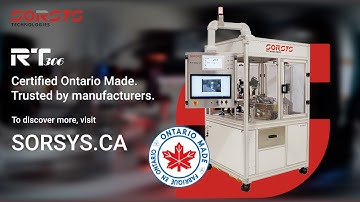 Proudly Made in Ontario: RT-306 AI-Powered Inspection Machine by SORSYS Technologies #OntarioMade