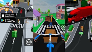 Crazy Pizza Dash-Bike Race || First-Gameplay Walkthrough || (Android And iOS) screenshot 5