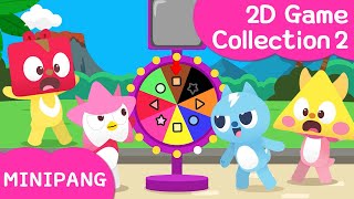 Learn colors with MINIPANG | 🎮2D Game Collection2 | MINIPANG TV 2D Play