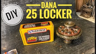 Kaiser Willys CJ2A Dana 25 front locker install CJ3A CJ5 M38 CJ3B