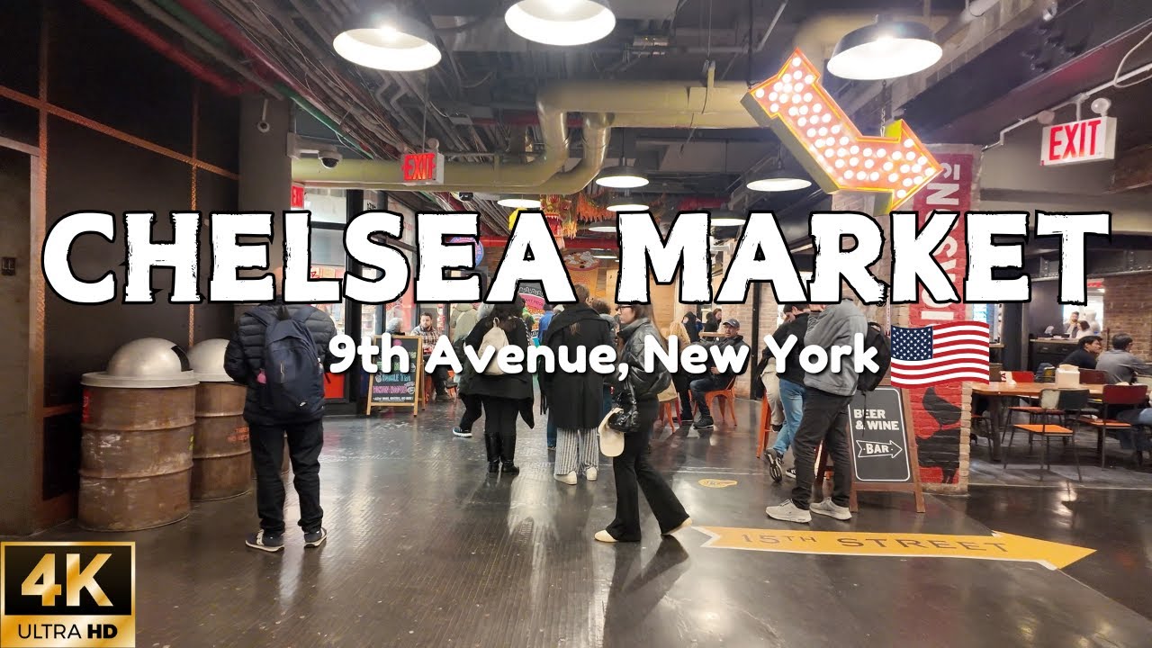 [4K] Discover Chelsea Market NYC 2025 | Hidden Gems & Local Eats