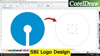 How To Make SBI Logo In Corel Draw? || Corel पर SBI का Logo Design कैसे करें?