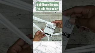 🔥 Grab These Dollar Tree Hangers for This Modern Decor DIY #dollartreediy #shesocraftdee #shorts