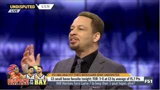 Undisputed | Chris Broussard DEBATE: Will Warriors force Game 7 to keep their 3-peat hopes alive?