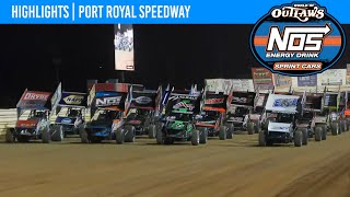 World of Outlaws NOS Energy Drink Sprint Cars | Port Royal Speedway | October 6, 2023 | HIGHLIGHTS