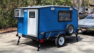 Finishing our Custom Built Micro Teardrop Camper!