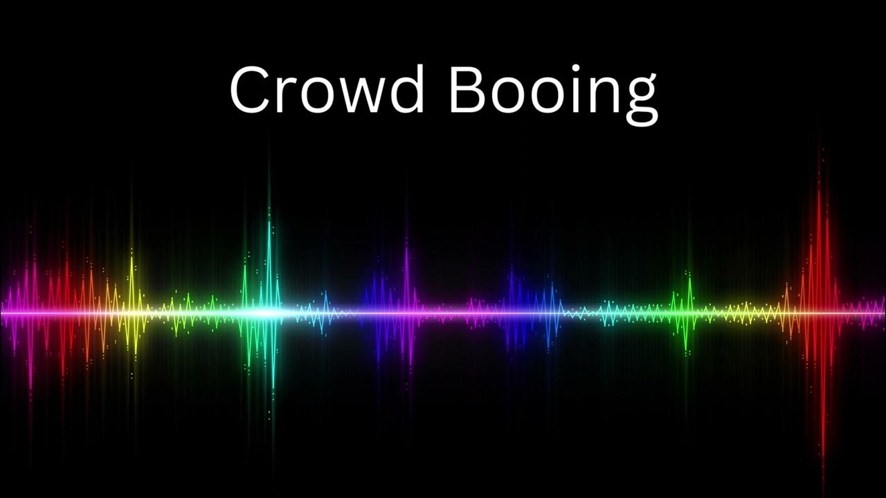 Crowd Booing Sound Effect YouTube