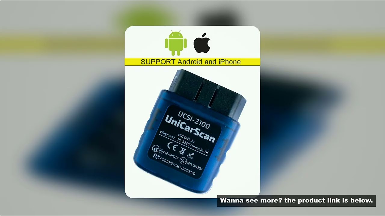 UniCarScan UCSI-2100 Bluetooth Adapter For Motoscan Bimmercode