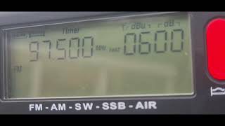 Radio TAB 97.5 Cutlers Hill Queensland received in Melbourne (1645kms) (ES) (1KW)