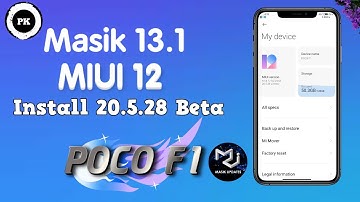 Masik 13.1 MIUI 12 20.5.28 Beta || Poco F1 || Install & Review