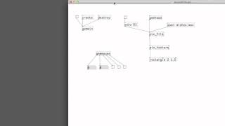 VA3460 Embodied Interaction - Puredata lesson010a( [gemmouse] , [select] )