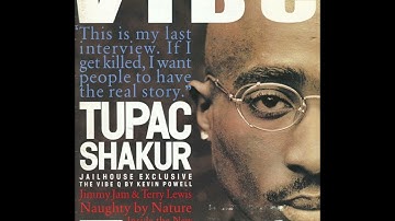 The Uncensored 2pac 1995 vibe Interview Pt.2 "Never was a gansta rapper"